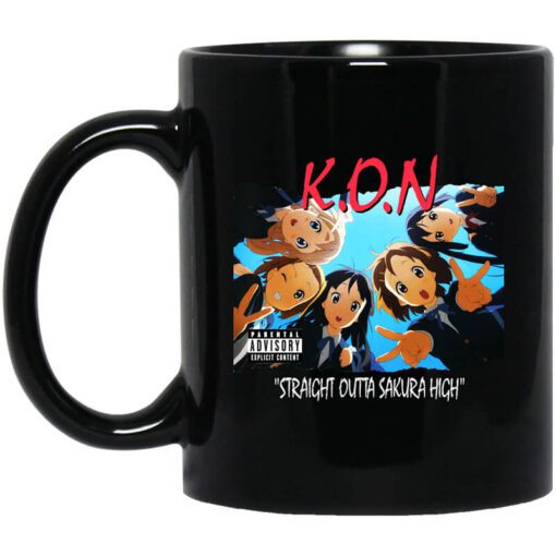 K.o.n Straight Outta Sakura High Black Mug.jpg