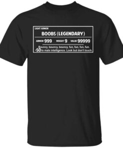 Light Armor – Boobs Legendary Armor 999 Weight 9 Value 99999 T Shirt.jpg