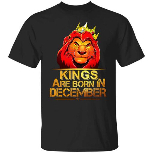 Lion King Are Born In December T Shirt.jpg