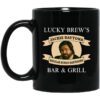 Lucky Brews Bar Grill Regular Human Bartender Mug.jpg