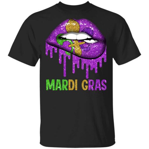 Mardi Gras Lip Biting Shirt.jpg