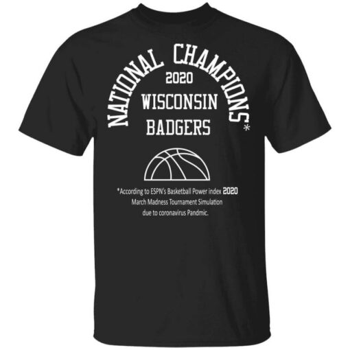 National Champions 2020 Wisconsin Badgers T Shirt.jpg