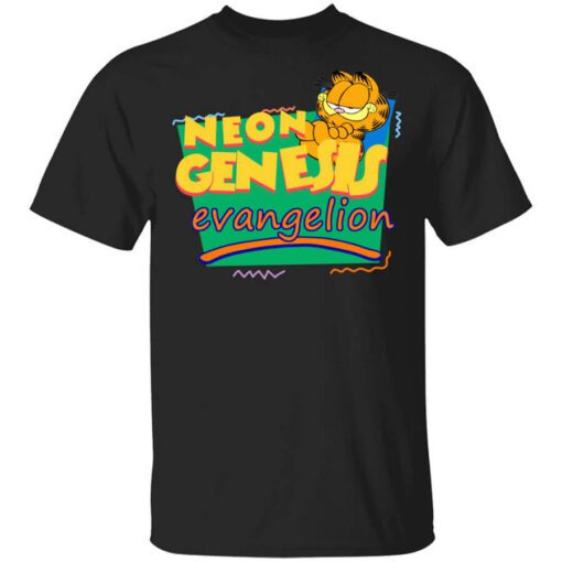 Neon Genesis Evangelion Meets Garfield And Friends Shirt.jpg