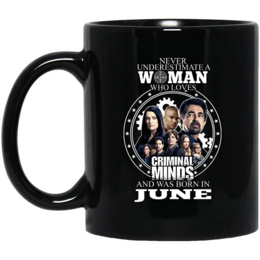 Never Underestimate A Woman Who Loves Criminal Minds And Was Born In June Mug.jpg