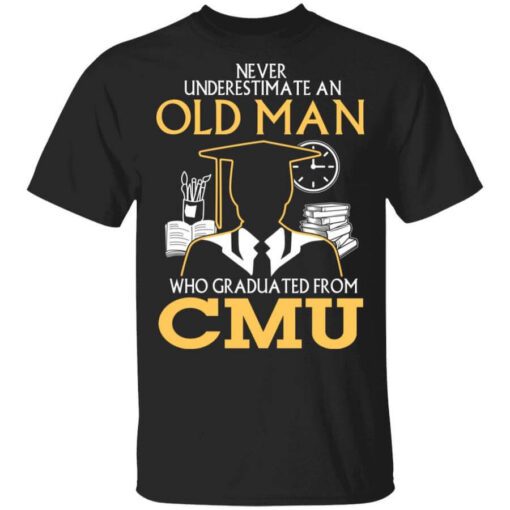 Never Underestimate An Old Man Who Graduated From Cmu T Shirt.jpg