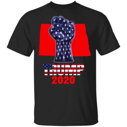 North Dakota 4 President Donald Trump 2020 Election Us Flag T Shirt.jpg