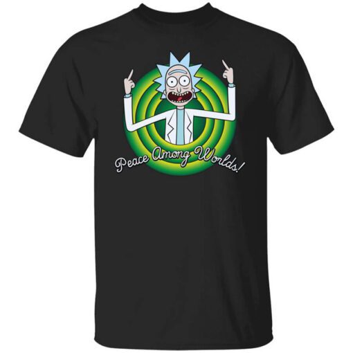 Peace Among Worlds Rick And Morty T Shirt.jpg