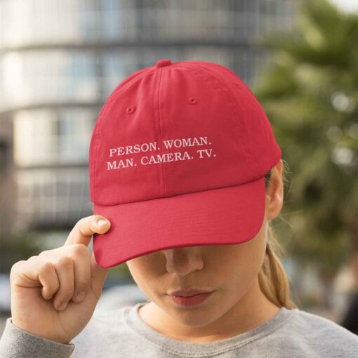 Person Woman Man Camera Tv Embroidered Hat.jpg