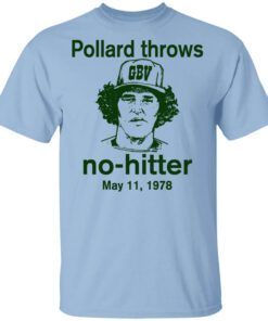 Pollard Throws No Hitter May 11 1978 T Shirt.jpg