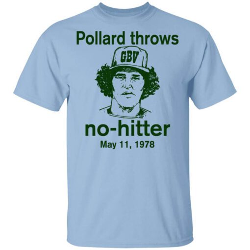 Pollard Throws No Hitter May 11 1978 T Shirt.jpg