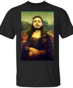 Post Malone Mona Lisa Smoking T Shirt.jpg