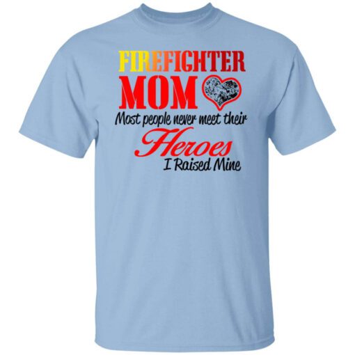 Proud Mom Of Firefighter Hero T Shirt.jpg