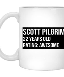 Scott Pilgrim 22 Years Old Rating Awesome Mug.jpg