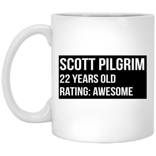 Scott Pilgrim 22 Years Old Rating Awesome Mug.jpg