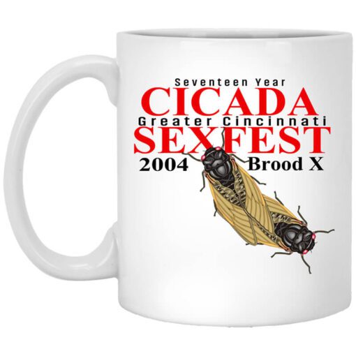 Seventeen Year Cicada Greater Cincinnati Sexfest 2004 Brood X Mug.jpg