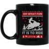 Snowmobile Sweater Christmas Oh What Fun It Is To Ride Mug.jpg