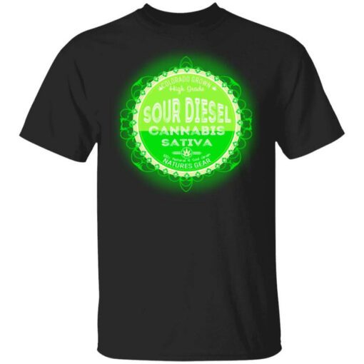 Sour Diesel Cannabis Sativa T Shirt.jpg