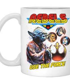 Star Wars Rebels Use The Force Yoda Luke Skywalker Chewbacca Han Solo Mug.jpg