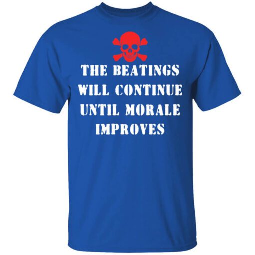 The Beatings Will Continue Until Morale Improves Shirt.jpg