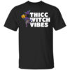 Thicc Witch Vibes Funny Bbw Redhead Witch Halloween T Shirt.jpg