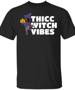 Thicc Witch Vibes Funny Bbw Redhead Witch Halloween T Shirt.jpg