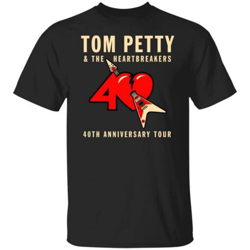 Tom Petty And The Heartbreakers 40th Anniversary Tour T Shirt.jpg