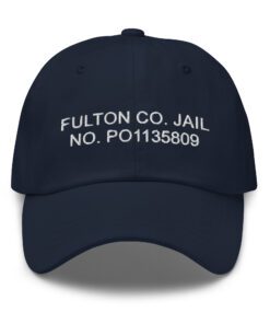 Trump Inmate Number Hat Classic Dad Hat Navy Front 64eb0d1912407.jpg