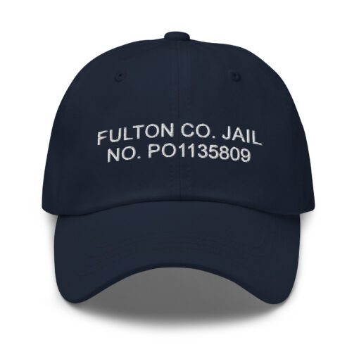 Trump Inmate Number Hat Classic Dad Hat Navy Front 64eb0d1912407.jpg