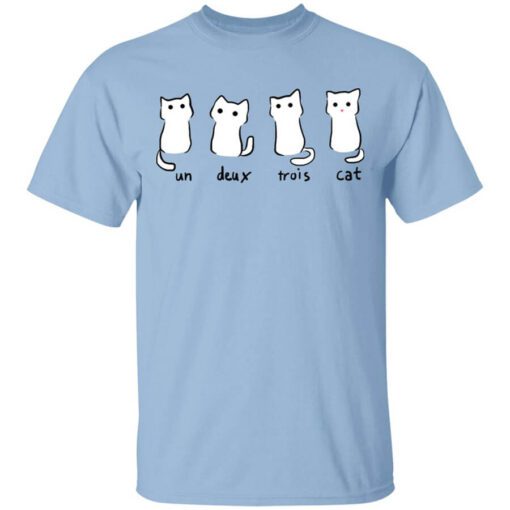 Un Deux Trois Cat T Shirt.jpg