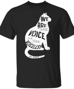 Vet Ranch Voice Of The Voiceless Cat T Shirt.jpg