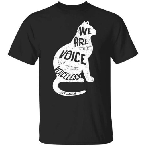 Vet Ranch Voice Of The Voiceless Cat T Shirt.jpg