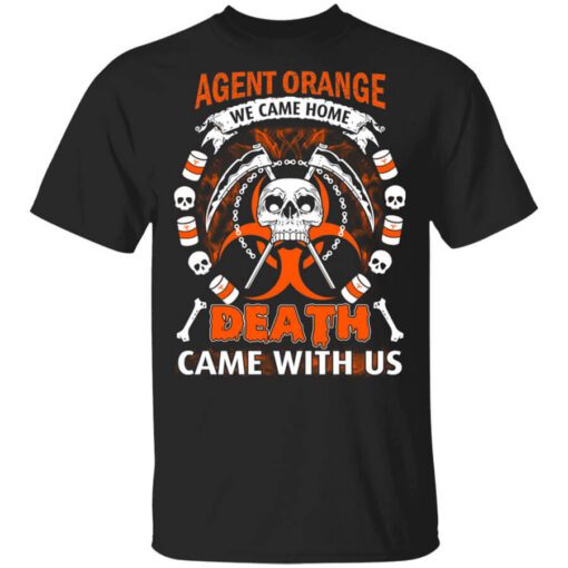 Vietnam Veteran Agent Orange We Came Home Death Came With Us T Shirt.jpg