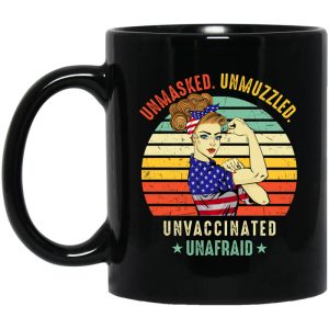 Vintage Unmasked Unmuzzled Unvaccinated Unafraid Usa Flag Mug.jpg