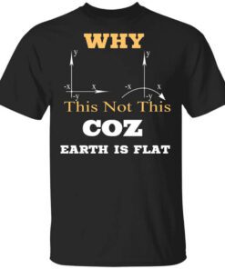 Why This Not This Coz Earth Is Flat T Shirt.jpg