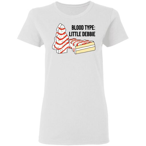 Blood Type Little Debbie Women T Shirt 1.jpg