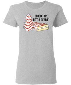 Blood Type Little Debbie Women T Shirt 2.jpg