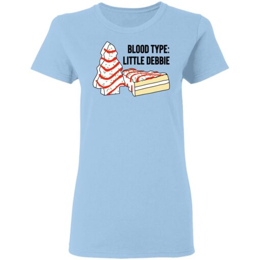 Blood Type Little Debbie Women T Shirt.jpg