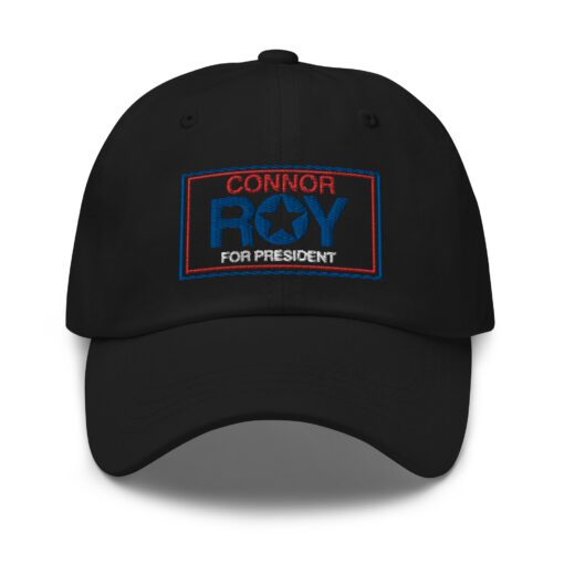 Connor Roy President Classic Dad Hat Black Front 6461a1d983c47.jpg