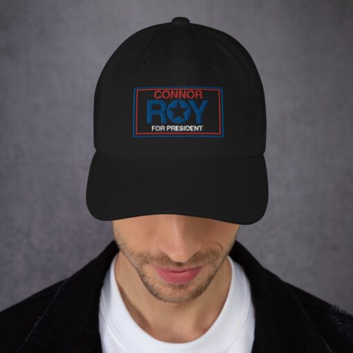 Connor Roy President Classic Dad Hat Black Front 6461a1d9d37ac.jpg