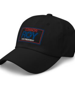 Connor Roy President Classic Dad Hat Black Left Front 6461a1d9d392d.jpg