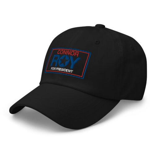 Connor Roy President Classic Dad Hat Black Left Front 6461a1d9d392d.jpg