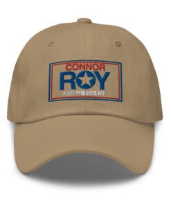 Connor Roy President Classic Dad Hat Khaki Front 6461a1d9d3d82.jpg