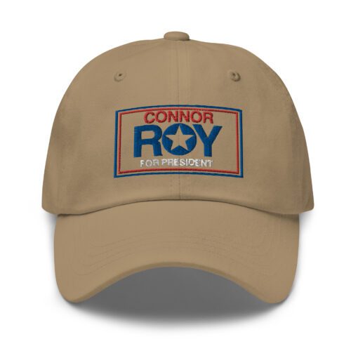 Connor Roy President Classic Dad Hat Khaki Front 6461a1d9d3d82.jpg