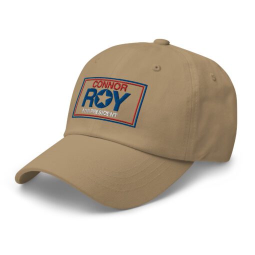 Connor Roy President Classic Dad Hat Khaki Left Front 6461a1d9d3fff.jpg