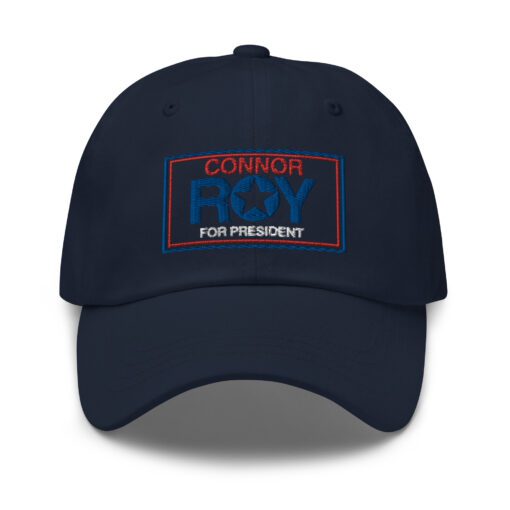 Connor Roy President Classic Dad Hat Navy Front 6461a1d9d3a2a.jpg