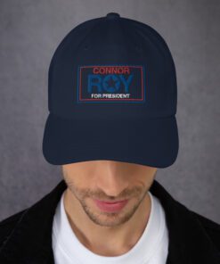 Connor Roy President Classic Dad Hat Navy Front 6461a1d9d3b5e.jpg