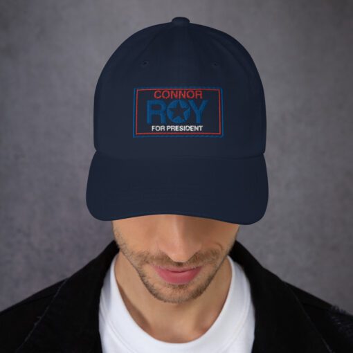 Connor Roy President Classic Dad Hat Navy Front 6461a1d9d3b5e.jpg