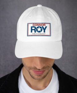 Connor Roy President Classic Dad Hat White Front 6461a1d9d42b0.jpg