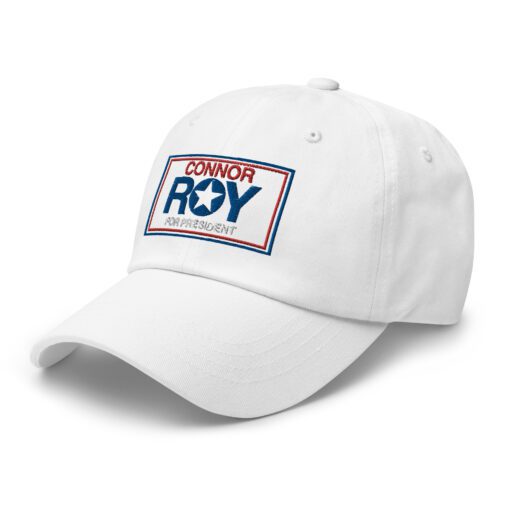 Connor Roy President Classic Dad Hat White Left Front 6461a1d9d43f6.jpg