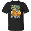 Coolest Turkey In Town Little Boys Thanksgiving Toddler Baby Shirt.jpg